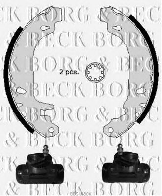 BORG & BECK bbs1080k -  Комплект тормозных колодок
